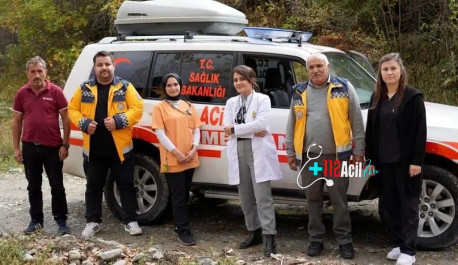 Erzincan'ın Kemah ilçesinde sağlık ekipleri, zorlu arazi şartlarında köyleri dolaşarak hastaları muayene edip gerekli tedavileri uyguluyor