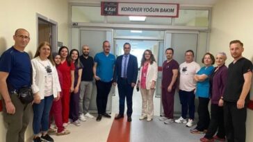 Burdur Devlet Hastanesi'nde 11 yataklı Koroner Yoğun Bakım Ünitesi Açıldı !