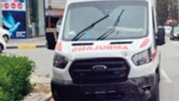 Lefkoşa'da Ambulans Kaza Yaptı !